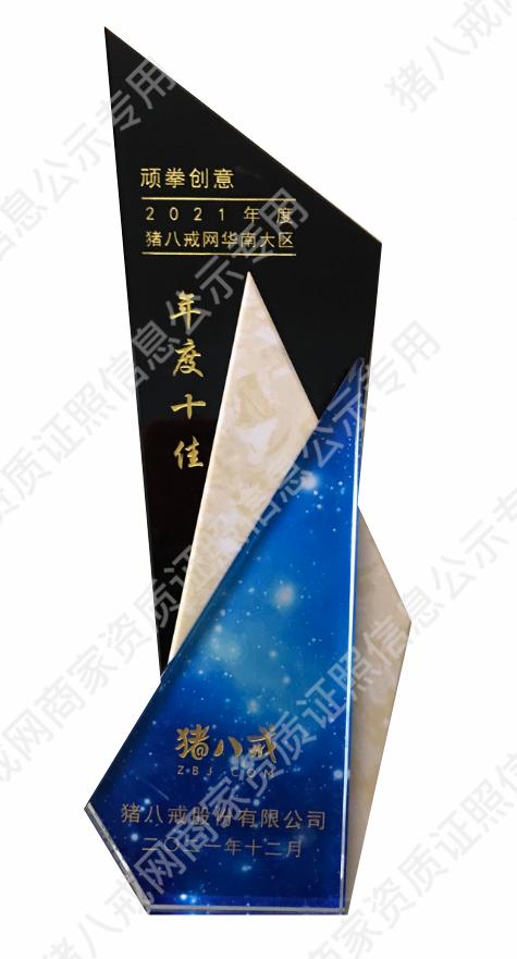 2021年度華南大區(qū)年度十佳