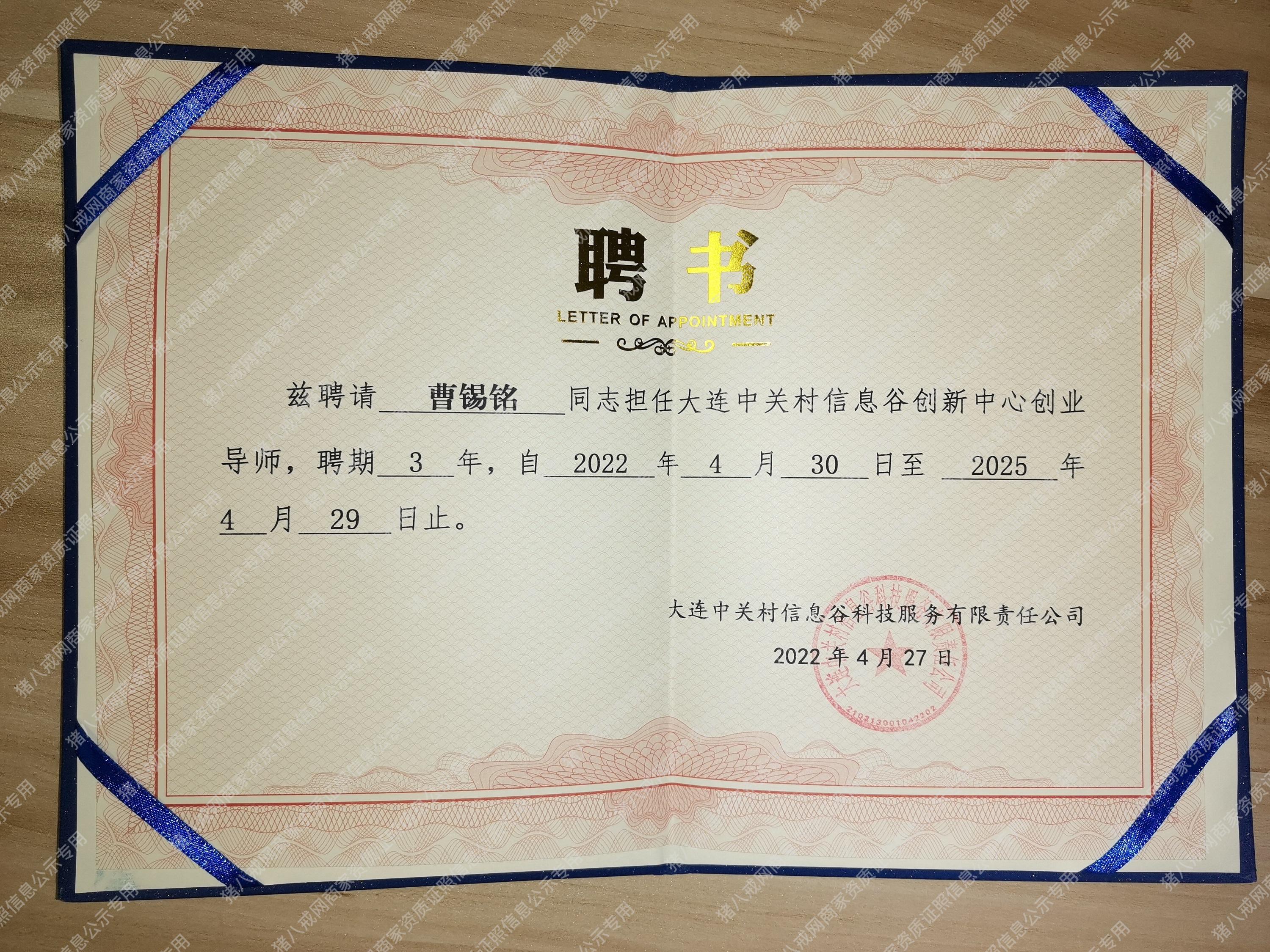 中關(guān)村創(chuàng)業(yè)導(dǎo)師