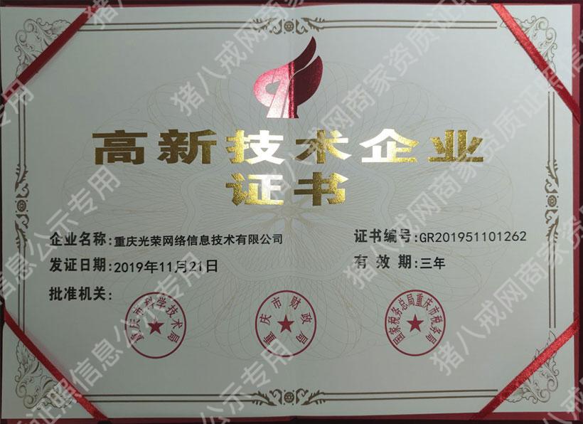 國(guó)家高新技術(shù)企業(yè)