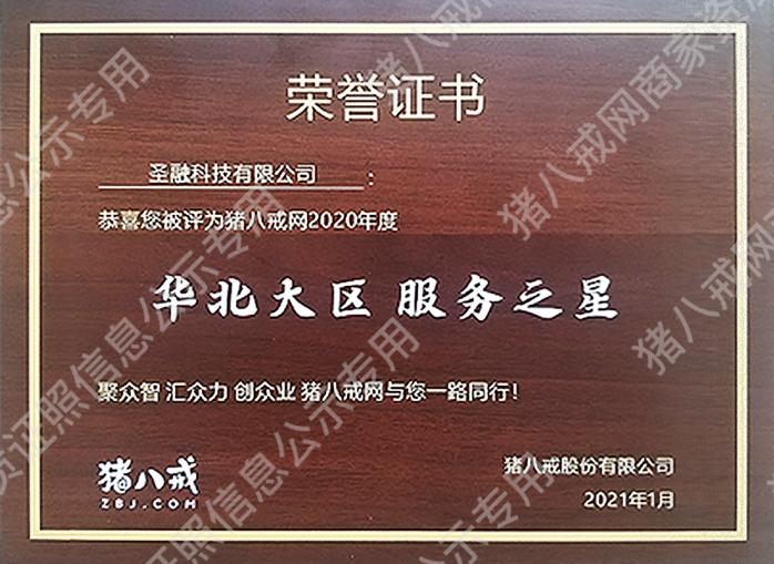 華北大區(qū)服務(wù)之星