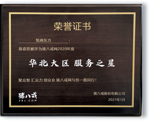 华北大区服务之星