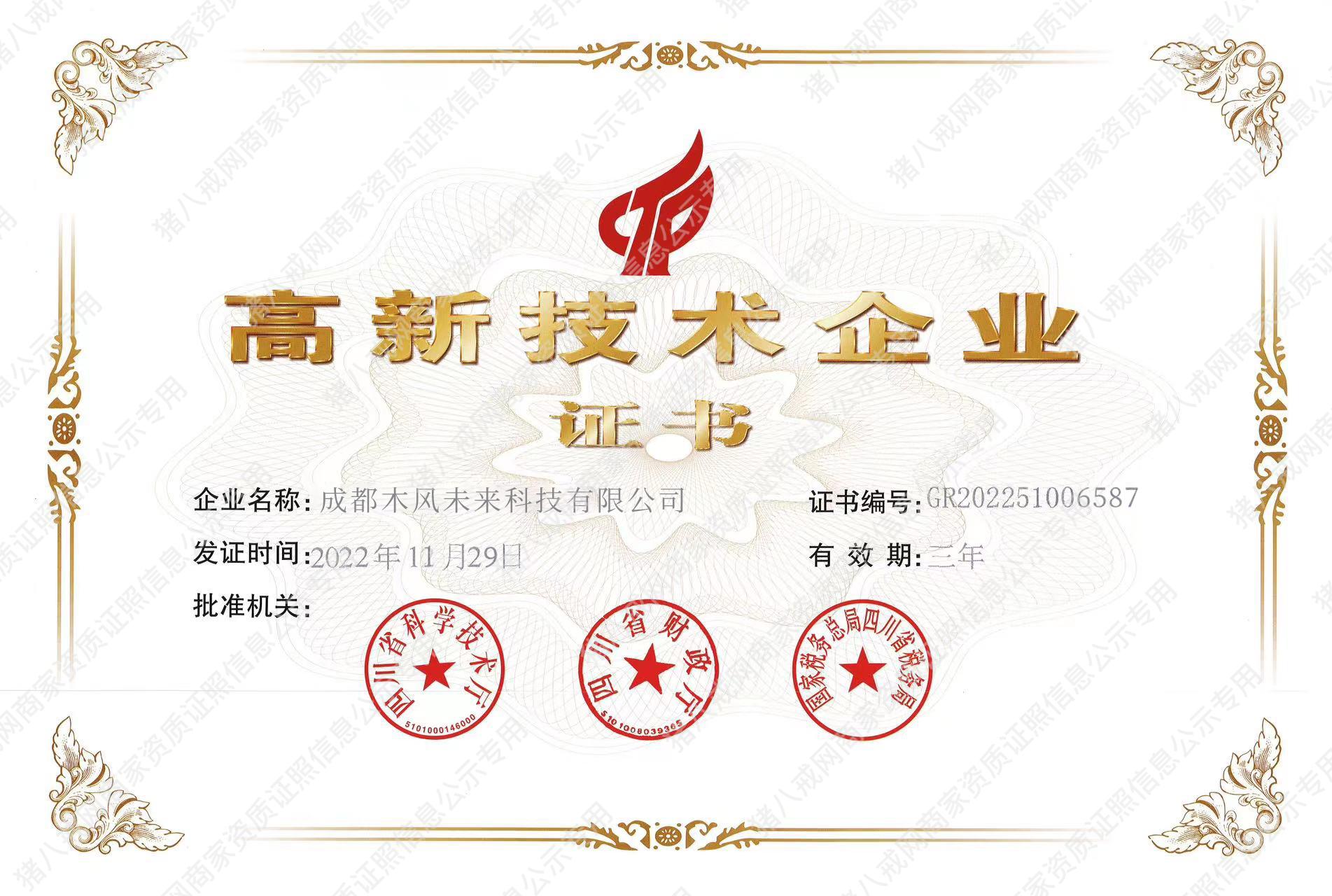 國家高新技術(shù)企業(yè)
