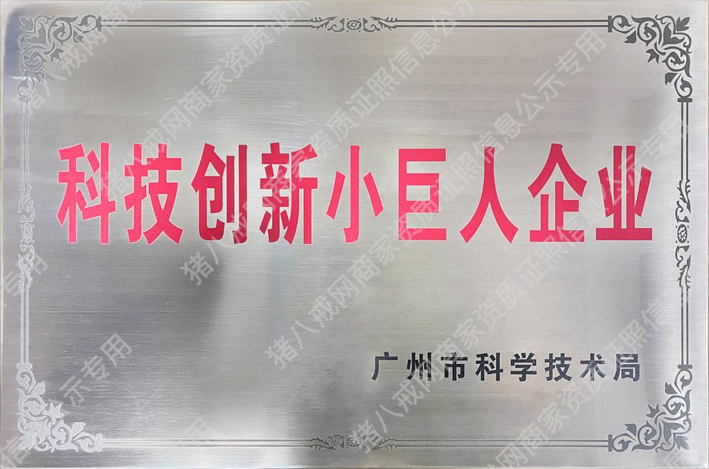 廣州創(chuàng)新科技小巨人企業(yè)