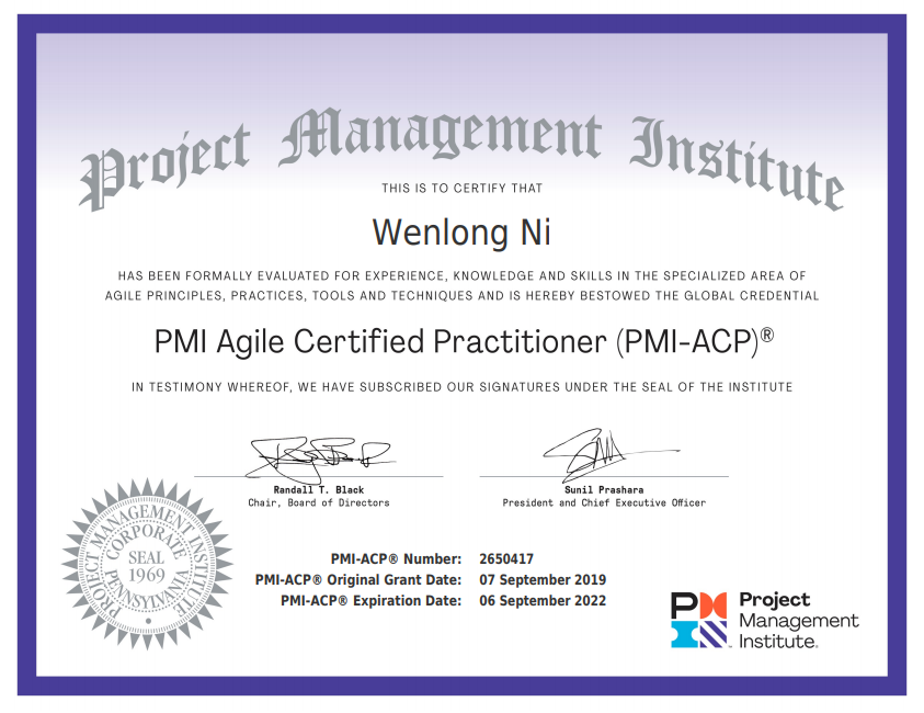 美国项目管理协会ACP认证
