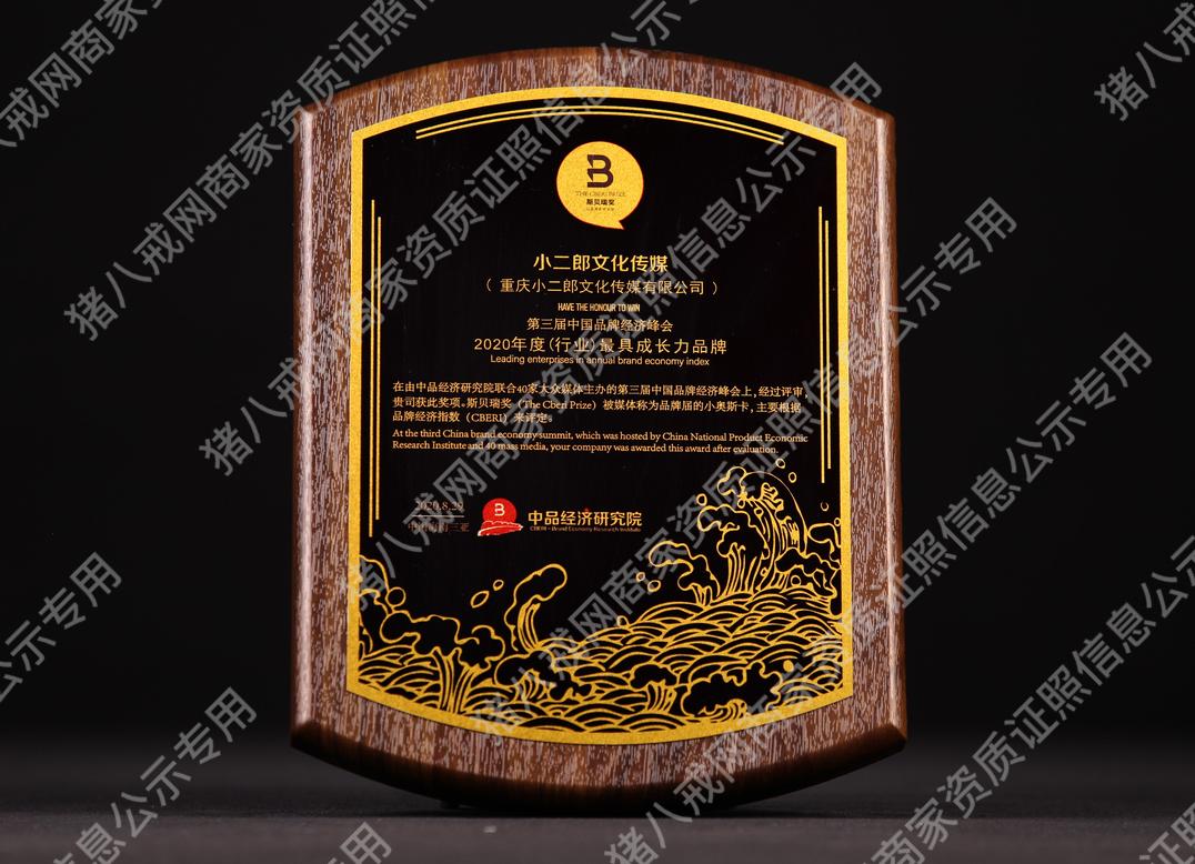 2020年度（行業(yè)）最具成長(zhǎng)力品牌