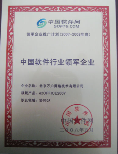 中国软件行业领军企业