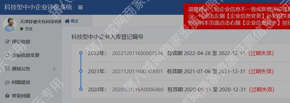 國家科技中小企業(yè)