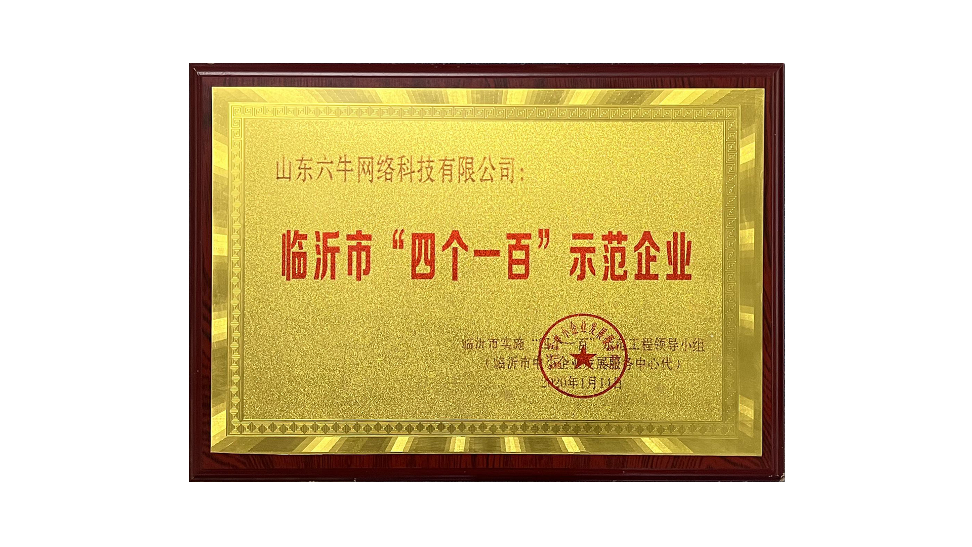 临沂市“四个一百”示范企业