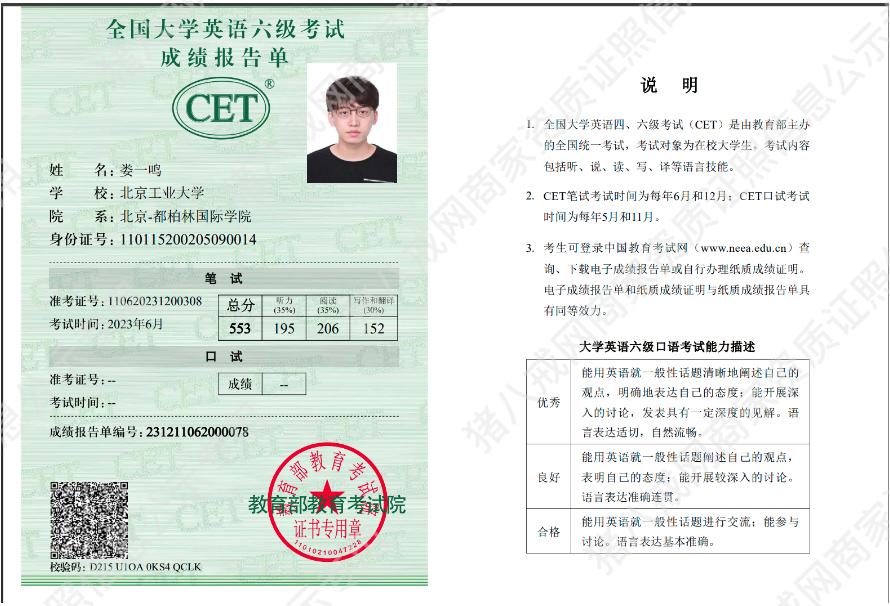 CET大學(xué)英語等級考試 六級